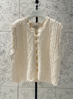 不退换全韩百货THURSDAYISLAND韩代25秋马夹 T258MVT239W 5I24