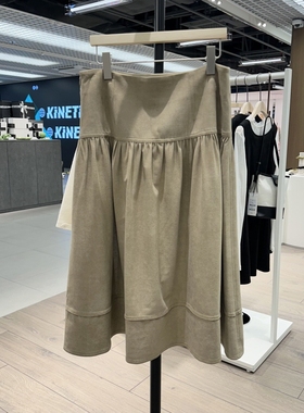 不退换全韩 DEPOUND 韩国代购2025秋半身裙 DP259OSK008M 5J25