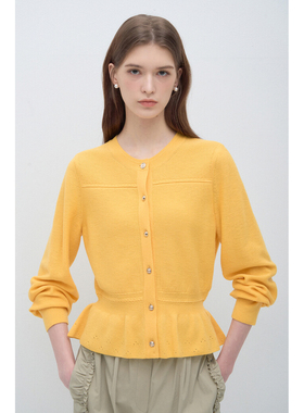 COTA韩国代购O'2ND 2026春 针织开衫 O22G1KTO118W 6C02