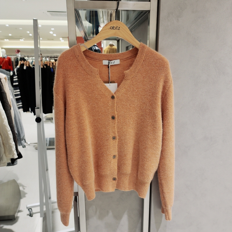 全韩百货 ABFZ 韩国代购 2025秋 时尚针织开衫 AFZ4ZY33K 5J21