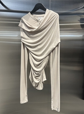 不退换全韩 MATINKIM韩国代购2025秋T恤 KM259OTS024M 5J20