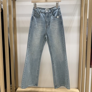 不退换全韩百货SATUR韩国代购 2025秋 牛仔长裤 SA253WDP02 5J11