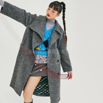 不退换全韩百货LUCKYCHOUETTE韩代25冬外套 LFCA-W25400 5K05