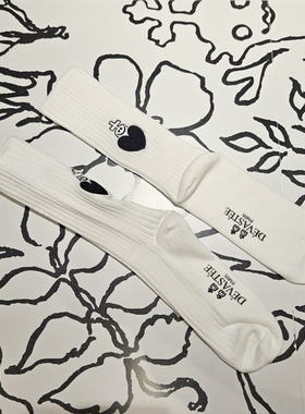 不退换全韩百货 DEVASTEE 韩国代购2025秋袜子 ZFFDVAC52 5H26