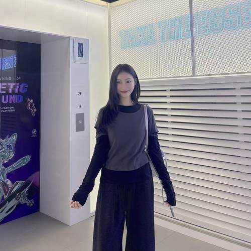 【小恩推荐】不退换全韩 MATINKIM韩代25秋T恤 MK259OTS081M 5J08