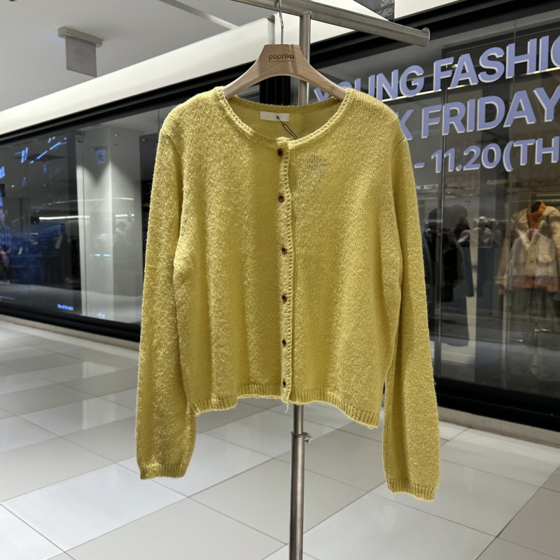 全韩百货 PAPRIKA 韩国代购 2025冬 百搭毛针织衫 WK3CD928 5K20