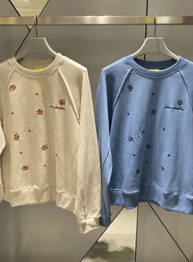 不退换全韩百货LUCKYCHOUETTE韩代25冬卫衣 LFTA-W25440 5K05