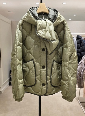 全韩百货 G-CUT 韩国代购 2025冬 时尚外套 72154-17904 5J30