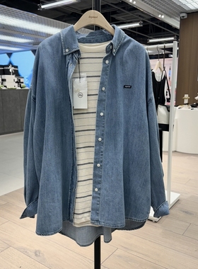 不退换全韩 DEPOUND 韩国代购2025秋 衬衫 DP2578SH004M 5J25