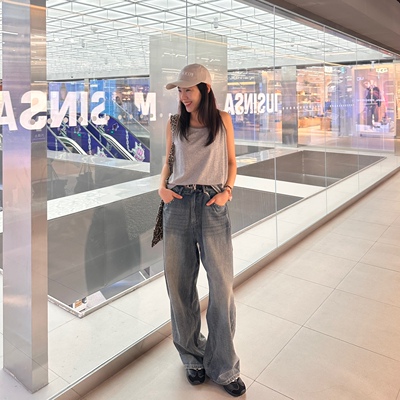 不退换COTA韩国代购 MATINKIM 2026春牛仔裤 MK2634DN007M 6D04