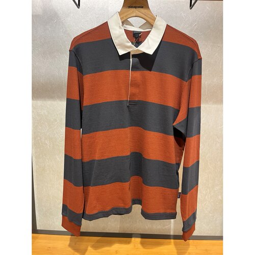 不退换COTA韩代PATAGONIA秋男T恤 LS Rugby Shirt 42250R7 6J05