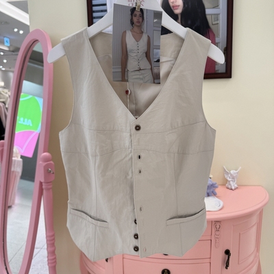 不退换COTA韩国代购 BITTERCELLS 2026春 马夹 B262VT01 6C18