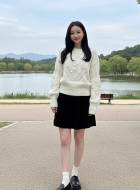 【小恩推荐】全韩百货 DEVASTEE 秋时尚毛针织衫 CFFDVKT16 5I23