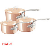 法国Mauviel 1830铜不锈钢汁锅奶锅煮锅套锅16公分18公分20公分