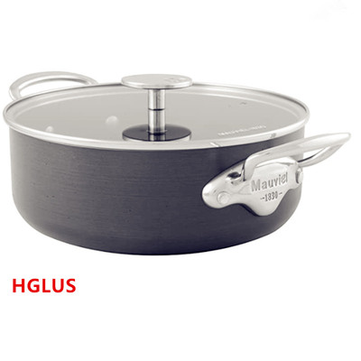 法国mauviel1830不粘汤锅煮锅直径24公分