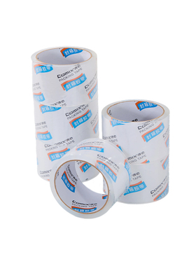 齐心 ZB0039 封箱胶带 60mm*40y*50um 6卷/筒 高透明 1筒装