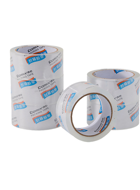 齐心 ZB0043 封箱胶带 48mm*60y*50um 6卷/筒 高透明 1筒装