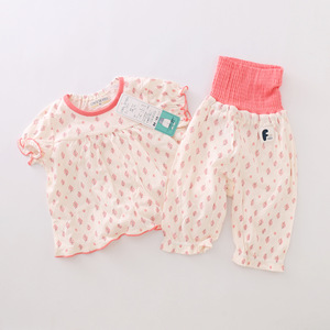 生日城纯棉夏季家居服睡衣