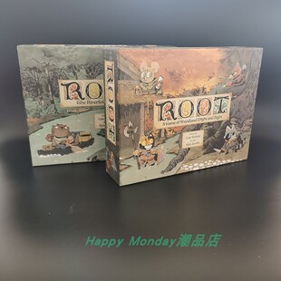 英文版ROOT茂林源记河岸扩展种族战争策略大型桌面游戏角色扮演