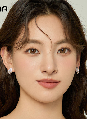 ona轻奢交叉耳环女气质高级感冷淡风耳坠2025新款精致百搭耳饰品