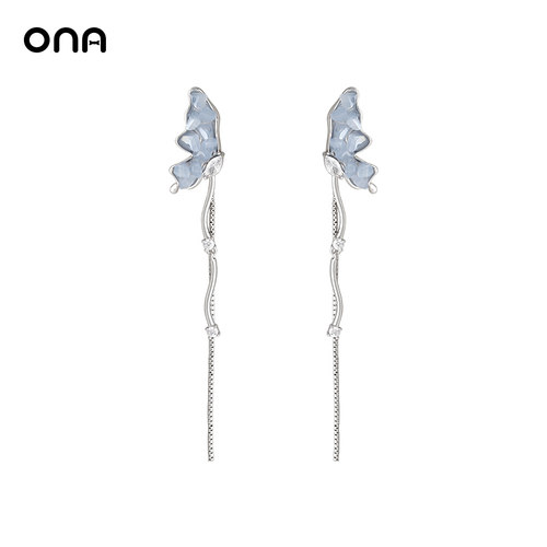 ona灵动蝴蝶小众设计感耳环女