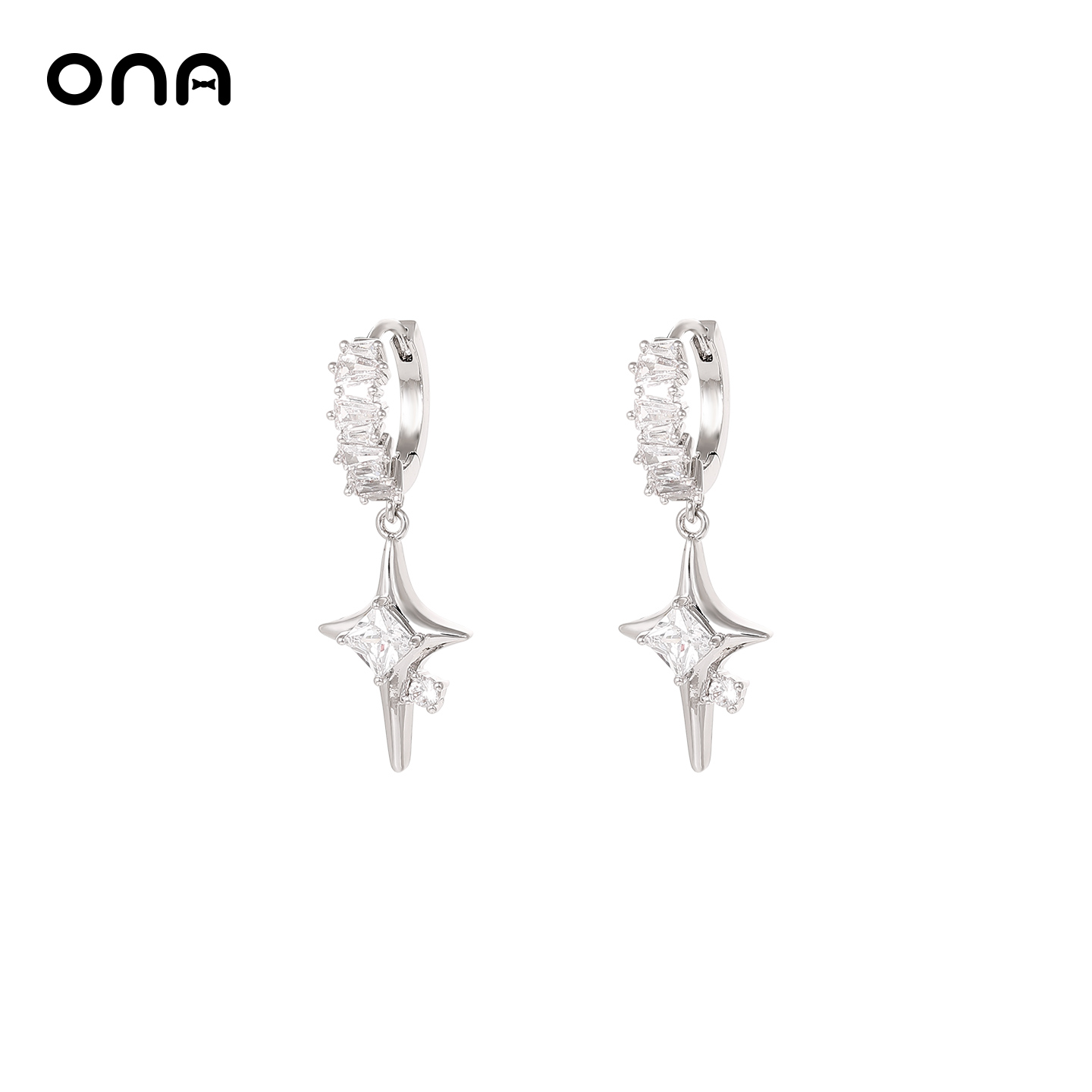 ONA精致星光耳环耳扣女