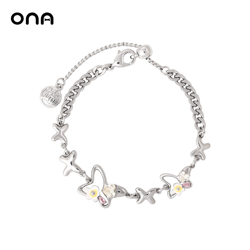 ona蝴蝶手链女ins小众设计图片