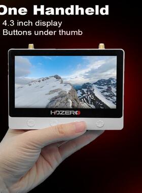 HDZero Monitor, 720P LCD 4.3-inch ScreenSupports CVBS Input