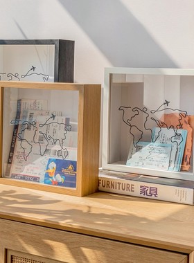 票根纪念收纳相框旅行时光碎片演唱会门票机票车票电影票据收藏册