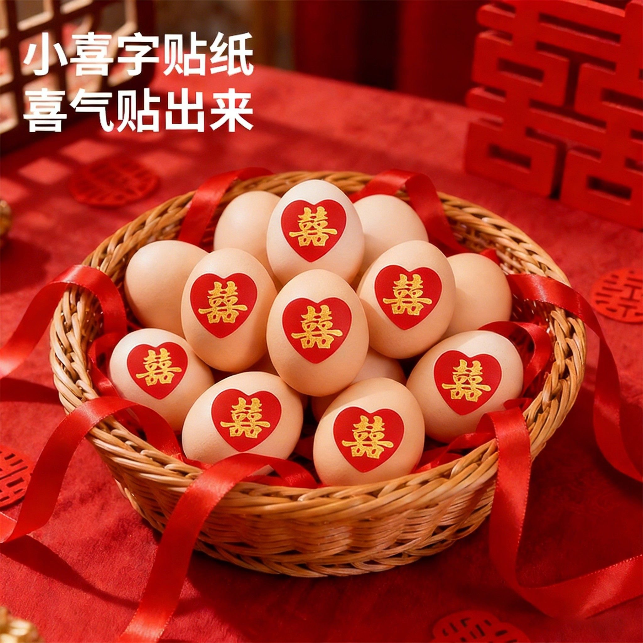 结婚小喜字不干胶封口贴纸婚庆用品水果喜糖盒鸡蛋贴婚房装饰布置,节庆用品/礼品,喜字/剪纸/贴纸,淘宝优惠券,粉丝福利购,淘宝优惠卷