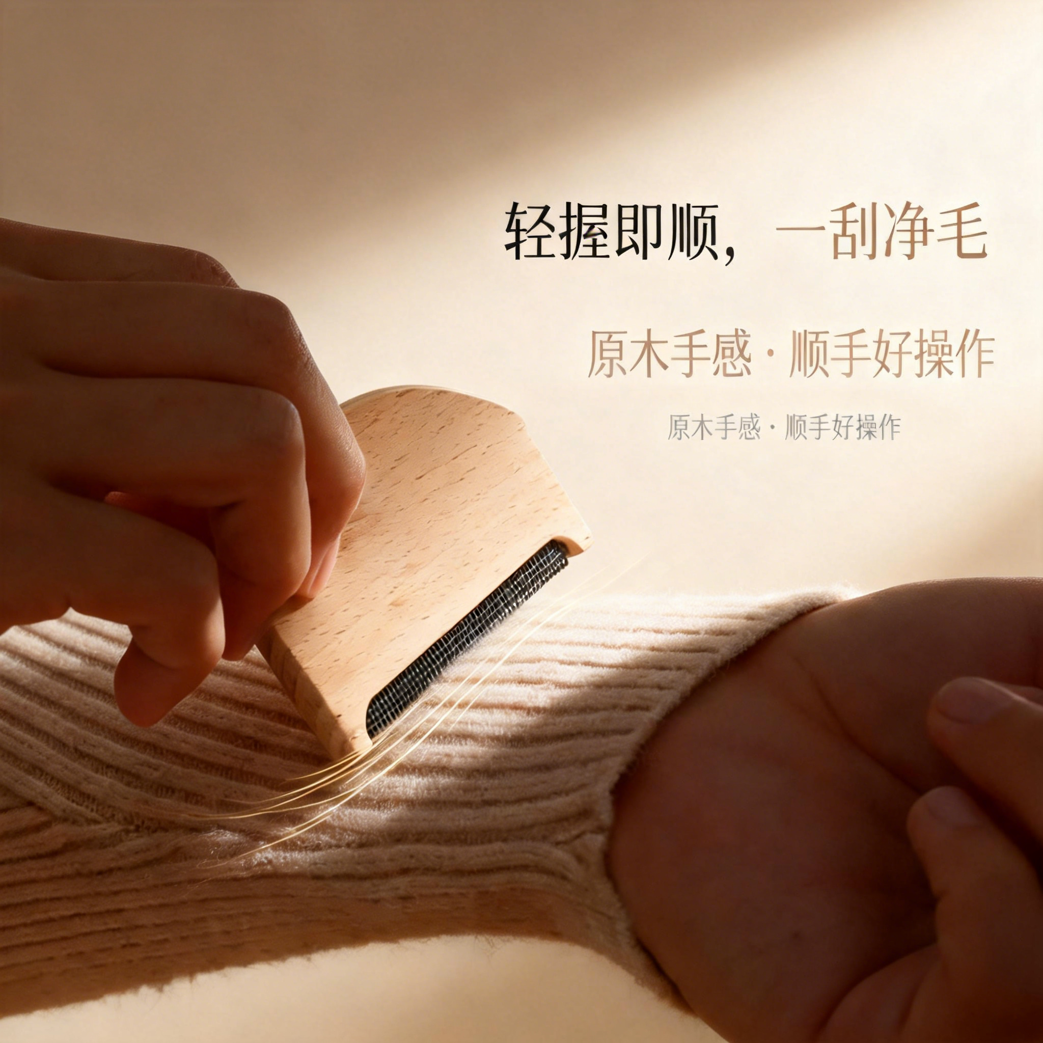 手动去球器羊绒毛呢大衣毛衣起球衣服原木手感刮毛器去毛球神器,收纳整理,毛球修剪器,淘宝优惠券,粉丝福利购,淘宝优惠卷