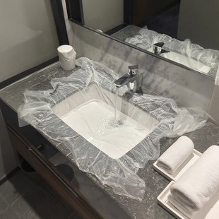 旅行住酒店洗衣神器一次性洗脸盆出差便携洗衣隔脏膜 出行好物