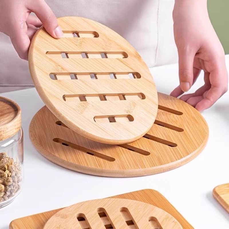 家用砂锅专用垫天然楠竹木隔热垫