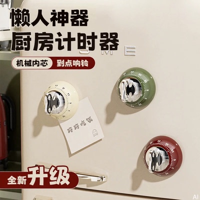 磁吸计时器厨房提醒器