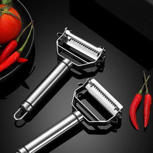 削皮刀刨丝器切土豆丝瓜刨神器多功能不锈钢水果刮皮器厨房专用