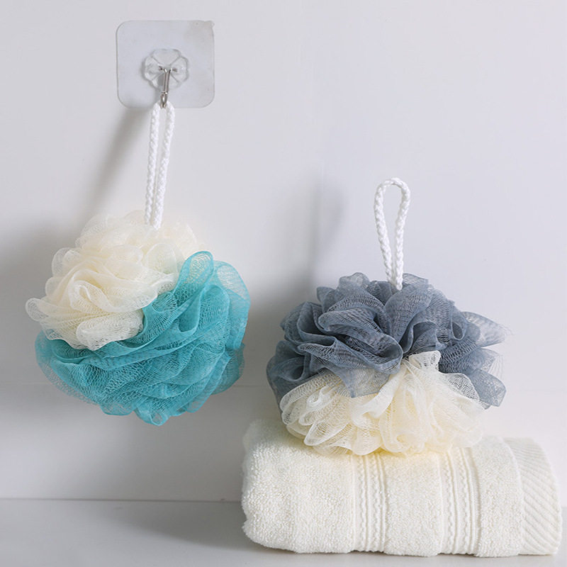 洗澡沐浴球长条浴花搓背条沐浴花洗浴球搓澡巾浴擦搓澡舒适不易散