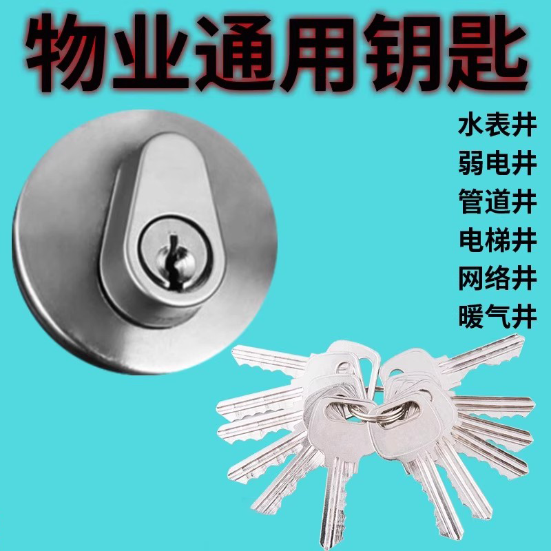 物业锁芯钥匙管道水井电井水表