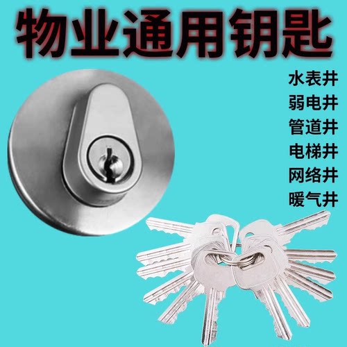 物业锁芯钥匙管道水井电井水表