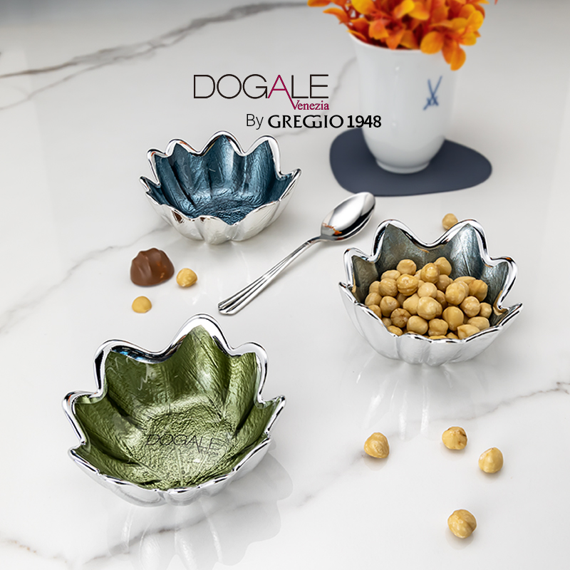 意大利Dogale朵嘉进口零食简约轻奢客厅茶几装饰糖果碗送礼盒装