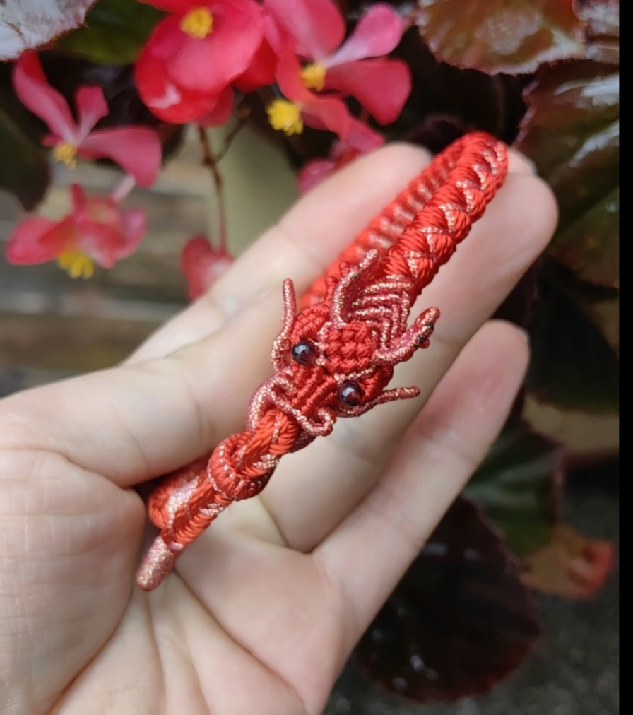 龙鳞龙头手绳手链手环手镯