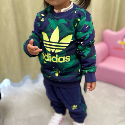 三叶草儿童套装上衣长裤