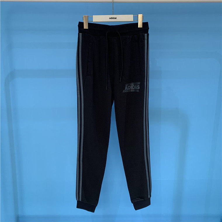 Adidas阿迪达斯neo男裤运动裤针织透气小脚长裤FP7308
