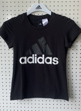 Adidas阿迪达斯女短袖圆领T恤上衣 B45786