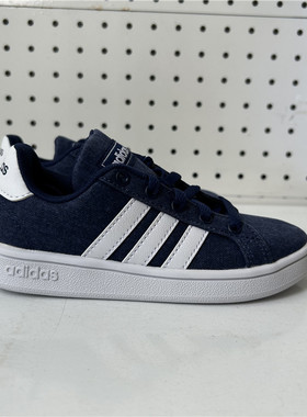 Adidas阿迪达斯 GRAND COURT K 大童春秋运动鞋板鞋 EG1518