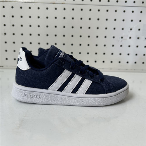 Adidas阿迪达斯 GRAND COURT K 大童春秋运动鞋板鞋 EG1518