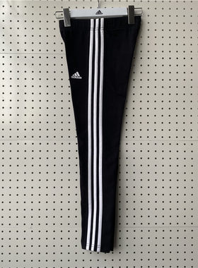 Adidas 阿迪达斯 中大女童运动休闲经典舒适弹力紧身打底裤GN4046