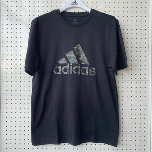 T恤JZ9180 运动休闲纯棉短袖 Adidas阿迪达斯男子夏季 新款