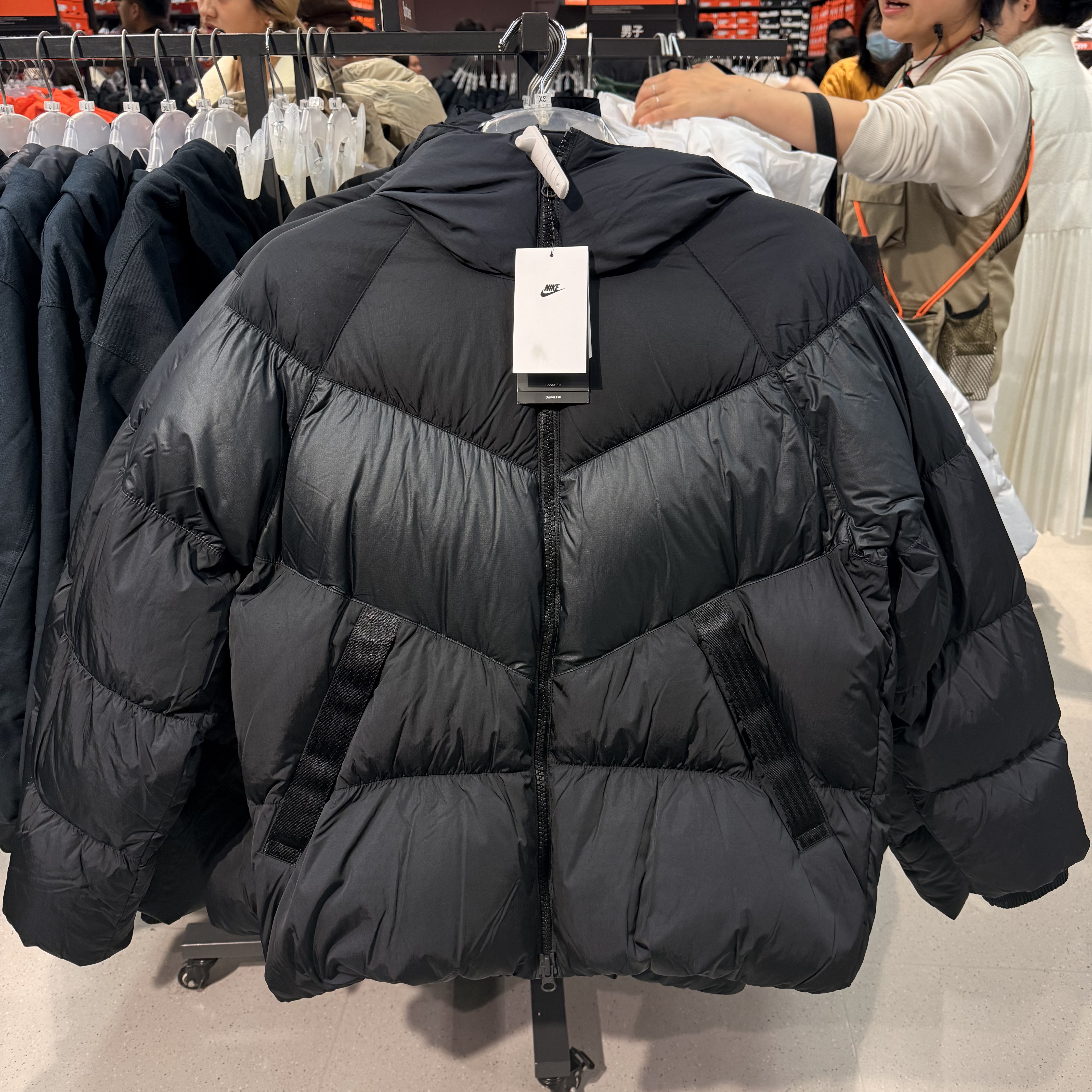 Nike/耐克 男子运动休闲宽松舒适保暖羽绒服外套夹克 IB2961-010