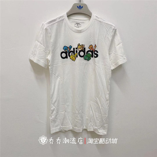 AdidasT恤宝可梦小精灵联名