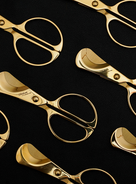 Delicate雪茄剪刀 不锈钢材质 德国4116钢材 锋利 镀金24K真金